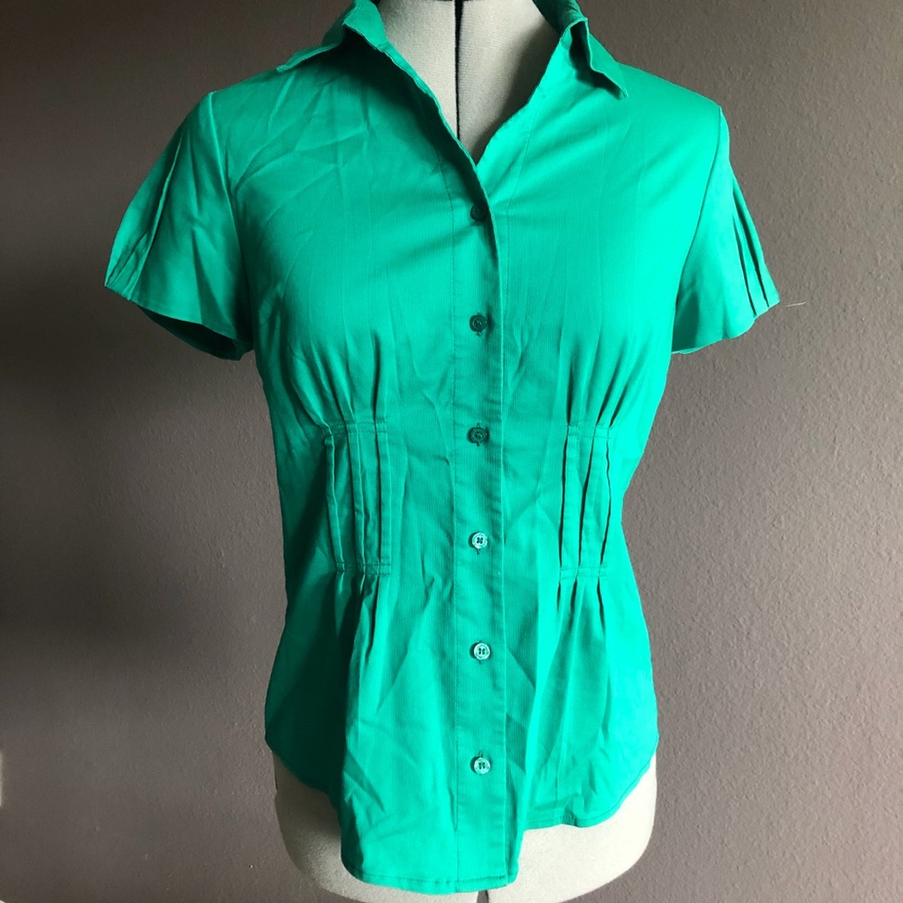 Green blouse